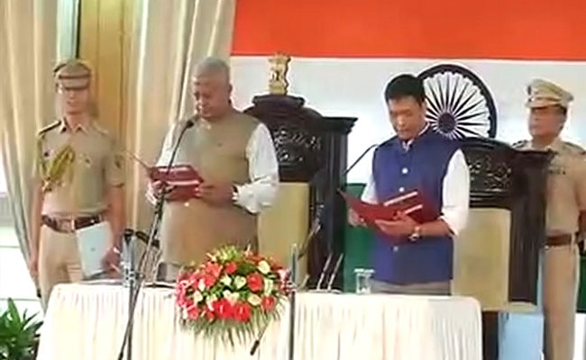 Pema Khandu Takes Oath As Arunachal Chief Minister