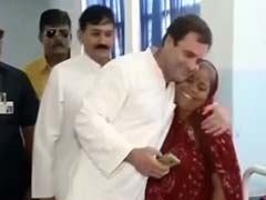 उना दौरे में हत्‍या के प्रयास की आरोपी महिला को गले लगाकर विवादों में घिरे राहुल गांधी