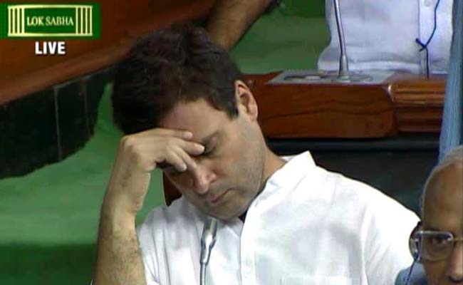 This Is Not Rahul Gandhi Sleeping In Parliament, Says Congress Refuting Mayawati