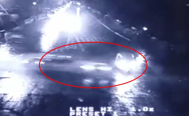 Footage Shows How Speeding BMW Of Rajasthan Lawmaker's Son Mows Down Auto