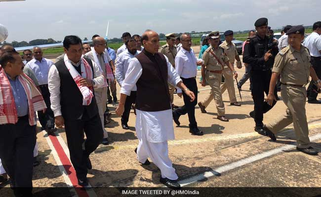 Home Minister Visits Flood-Hit Assam; 13 Dead, 18 Lakh Affected