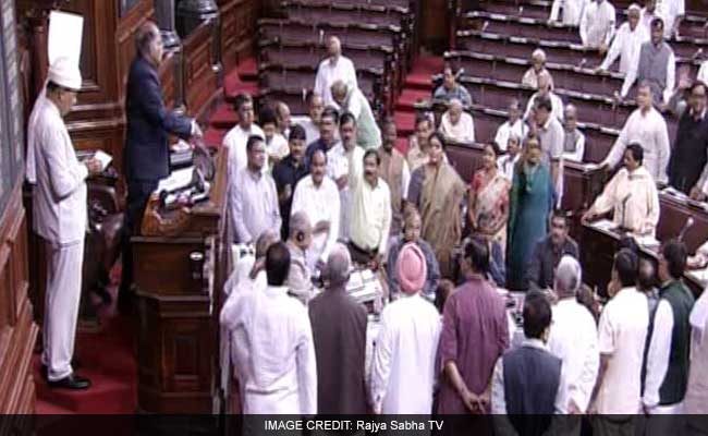 Unemployment Issue Disrupts Rajya Sabha