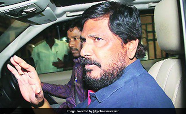 Union Minister Ramdas Athawale In Favour Of Quota To Poor From General Category