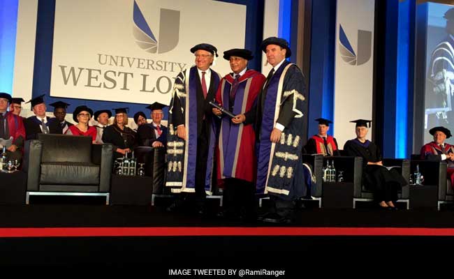 Leading NRI Honoured With Honorary Doctorate