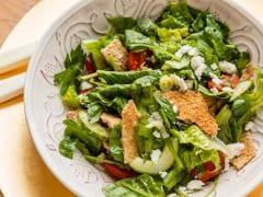 Fattoush Meets Greek, and the Mash-Up's Cool Fattoush Meets Greek, and the Mash-Up's Cool