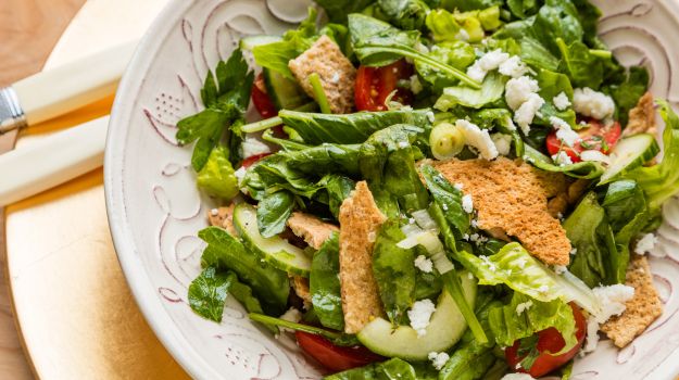 Fattoush Meets Greek, and the Mash-Up's Cool