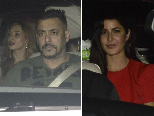 <I>Asli Jhatka</i>: Salman Khan Watches <i>Sultan</i> With Iulia, Katrina