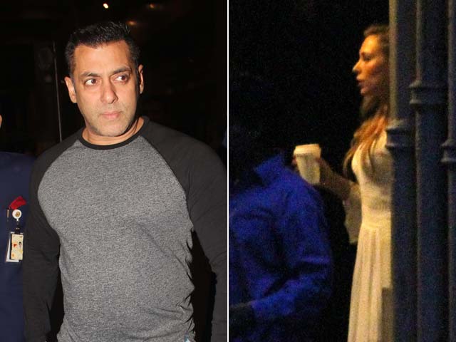 Iulia Vantur, Arpita and Alvira Visit Salman Khan After Acquittal