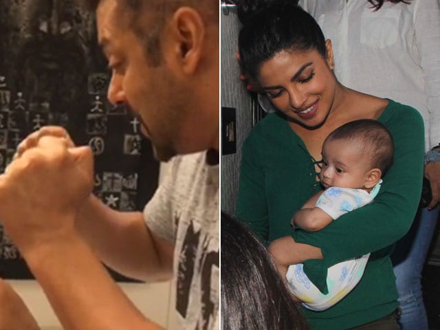 Priyanka Chopra, Salman Khan Make Baby Ahil's Day. See Pic and Video