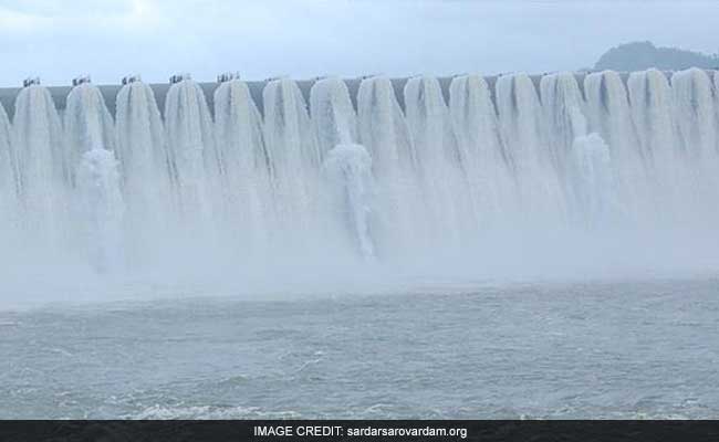 Release Of Water From Sardar Sarovar Dam Tunnel Stopped After Heavy Rain