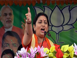 In UP's Amethi, Smriti Irani To Take On Rahul Gandhi For A Second Time In UP's Amethi, Smriti Irani To Take On Rahul Gandhi For A Second Time