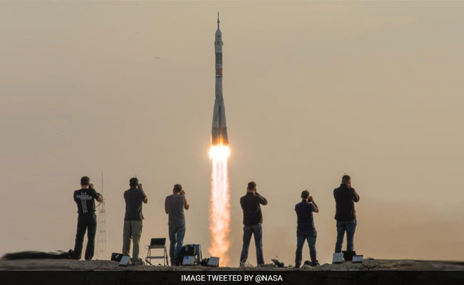 3 Astronauts Blast Off For International Space Station In Upgraded Soyuz Aircraft