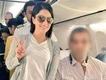 Guess Who Sunny Leone Met on a Plane? Here's a Hint: It's Someone 'Great'