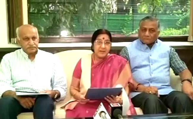 Dream On, It's Never Going To Happen: Sushma Swaraj Slams Pak PM On Kashmir Remark