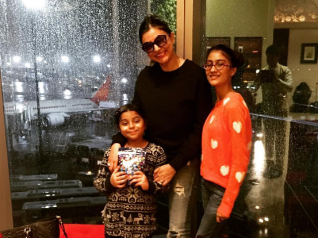 Sushmita Sen's Adventure Holiday With Daughters Renee And Alisah