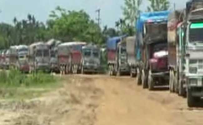 Stuck In Slush, Drivers At Assam-Tripura Border May Now Get Some Relief