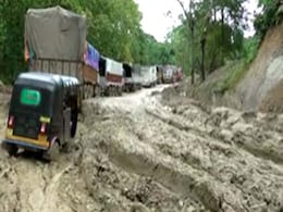 4,500 Trucks Stranded On Tripura's Lifeline, Petrol Touches Rs 250 A Ltr 4,500 Trucks Stranded On Tripura's Lifeline, Petrol Touches Rs 250 A Ltr