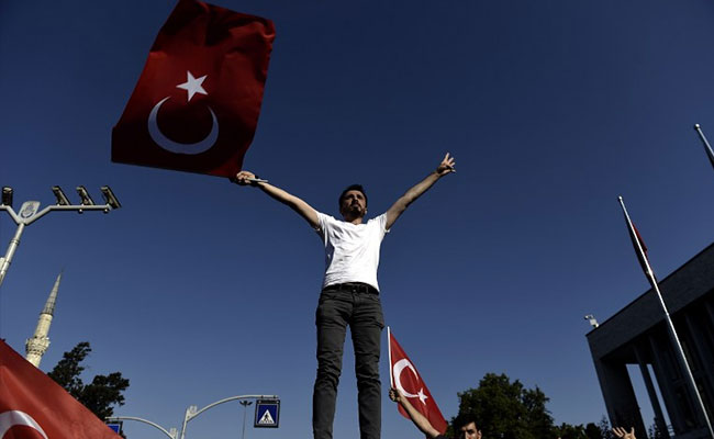 Erdogan Supporters Stand Guard As Crushed Coup Bid Shakes Turkey