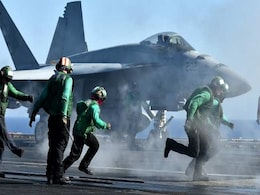 Warplanes Take Off To Fight ISIS From This Ship. It Has Starbucks, Salons Warplanes Take Off To Fight ISIS From This Ship. It Has Starbucks, Salons