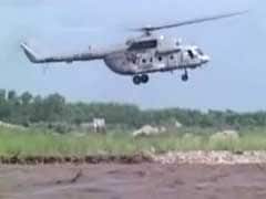 Villagers' Dramatic Rescue From Flooded Yamuna By Air Force Chopper