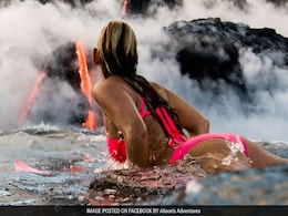 She Surfed Next To Erupting Volcano In Hawaii. The Pics Are Incredible She Surfed Next To Erupting Volcano In Hawaii. The Pics Are Incredible