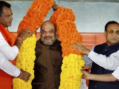 Amit Shah Back On Home Turf, Delivers Pep-Talk To BJP Workers In Gujarat