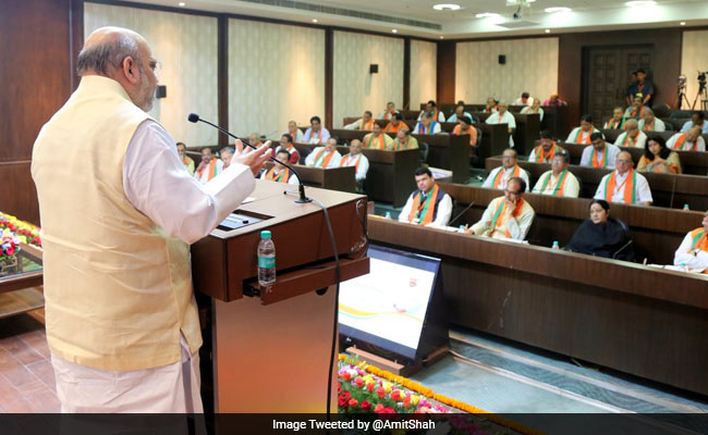 Execute Centre's Pro-Poor Agenda, Amit Shah To BJP Chief Ministers