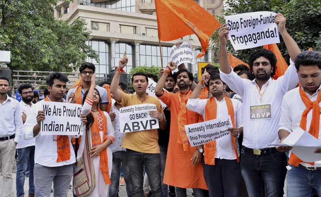 भारत में देशद्रोह के मामले में एमनेस्टी इंटरनेशनल को अमेरिका का समर्थन