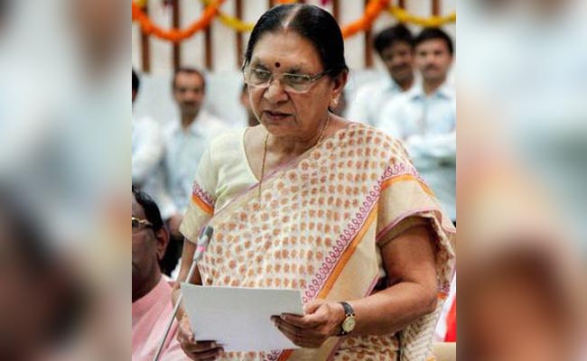 Ex-Gujarat Chief Minister Anandiben Patel To Take Oath As Madhya Pradesh Governor Tomorrow