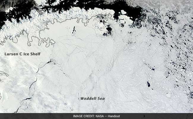 A Huge Crack Is Spreading Across One Of Antarctica's Biggest Ice Shelves