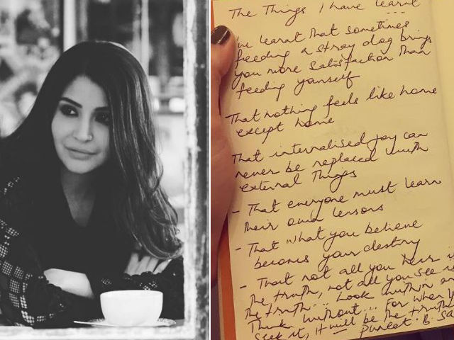 Anushka Sharma Got the Nicest Note From <i>Ae Dil Hai Mushkil</i> Crew