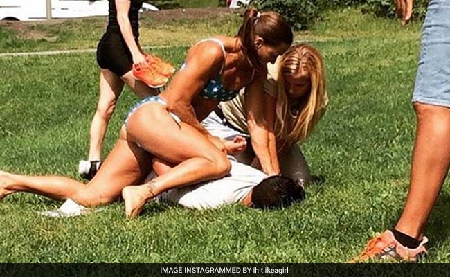 Bikini-Clad Cop Makes Arrest While Sunbathing