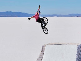 Riding The World's First BMX Salt Park 3,600 m Above Sea Level Riding The World's First BMX Salt Park 3,600 m Above Sea Level