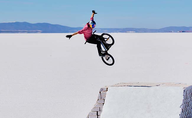 Riding The World's First BMX Salt Park 3,600 m Above Sea Level