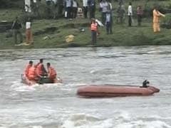 Search Operations On Amid High Water Current, Crocodiles In River
