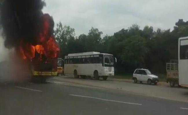 Bus Set Afire After 1 Dead In Punjab Hit-And-Run