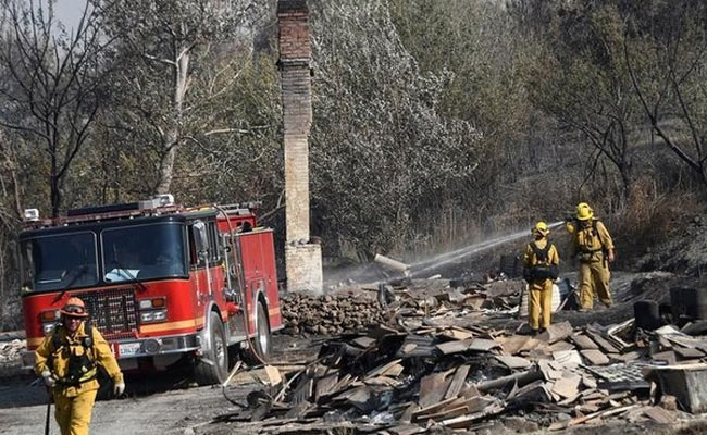 Firefighters Gain Ground On California Wildfire