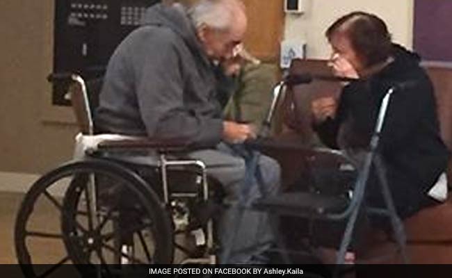 'Saddest Photo I Have Ever Taken': Elderly Couple Says Goodbye After 62 Years