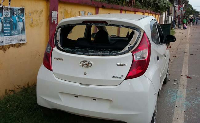 Clashes In Tripura During Rally, 20 Injured, Vehicles Burnt