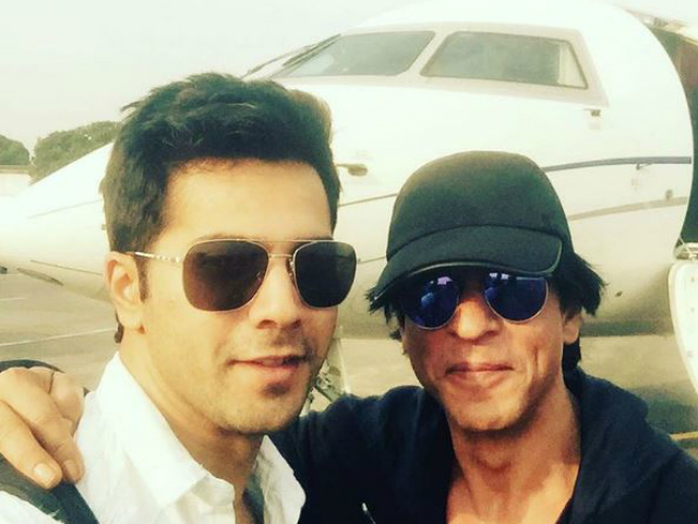 There is a Shah Rukh Khan Selfie in Varun Dhawan's Dream Team Update