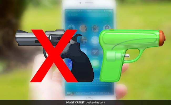 Apple Replaces The Pistol Emoji With A Water Gun