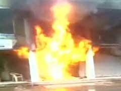 Fire Crackers Warehouse Gutted In Fire In Gurgaon