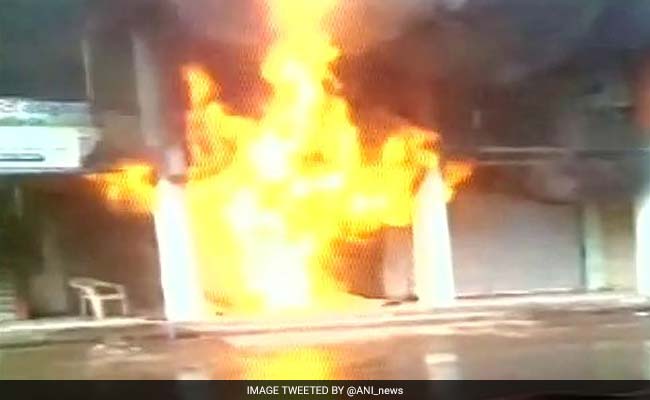Fire Crackers Warehouse Gutted In Fire In Gurgaon