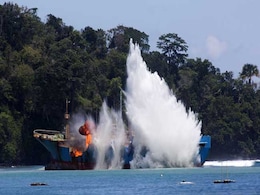 Indonesia To Sink Dozens Of Foreign Illegal Fishing Vessels Indonesia To Sink Dozens Of Foreign Illegal Fishing Vessels
