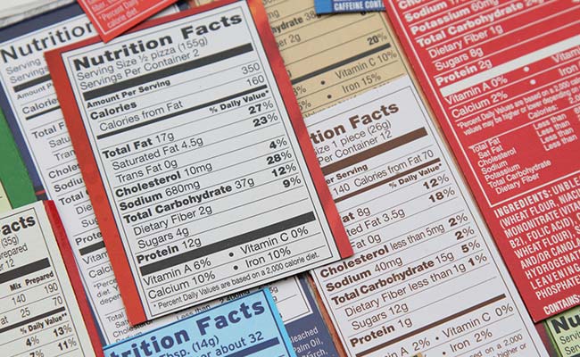 Larger Font For Details On Packaged Foods, Plans Government