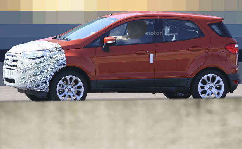 India-Bound Ford EcoSport Facelift Spotted Testing In Europe