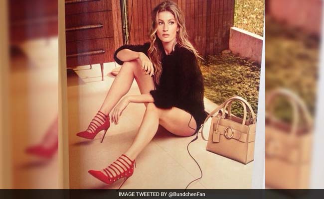 Gisele Bundchen Wears Purse, No Top In Modeling Campaign: Video