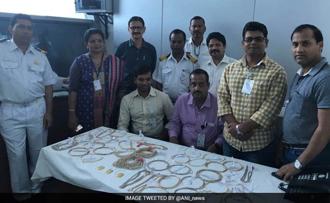 2.5 Kg Gold Hidden In Air India Flight Toilet Seized In Goa