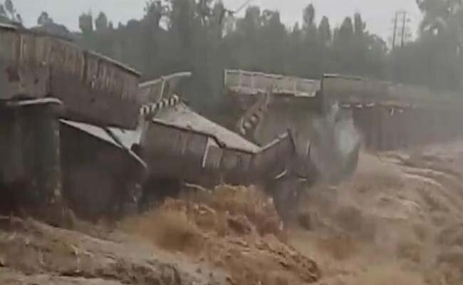 Caught On Camera: 44-Year-Old Bridge Collapses In Himachal After Heavy Rain