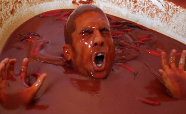 Man Decides To Bathe In Tub Of Hot Sauce. Really, REALLY Regrets It